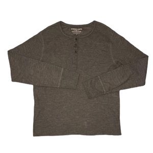 Rogue State Vintage Apparel Henley Long Sleeve Shirt